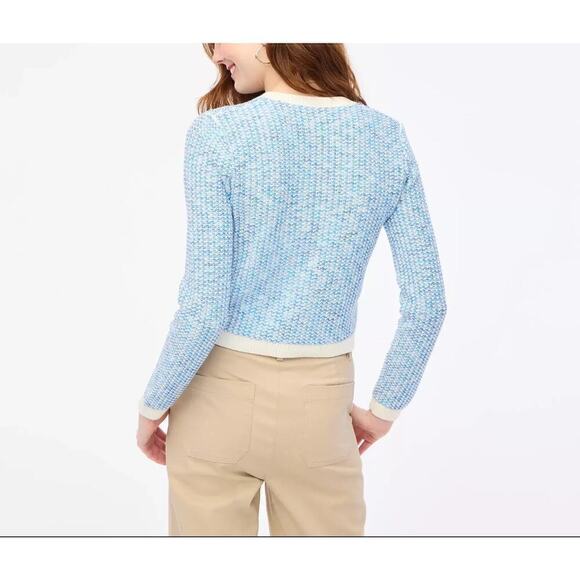 J.Crew Factory‎ Popcorn Stich Lady Jacket Cardigan Sweater Women's Small NWT - Picture 8 of 12
